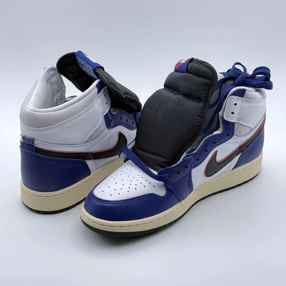 Nike Air Jordan 1 Retro High OG GS Rare Air FD1437-100 Youth 6Y 2 laces sticker